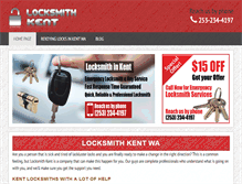 Tablet Screenshot of locksmith--kent.com